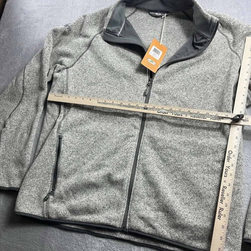 Arborwear MENS Staghorn Stone Gray 1/2 Zip Fleece Pullover Jacket SIZE 3XL NWT